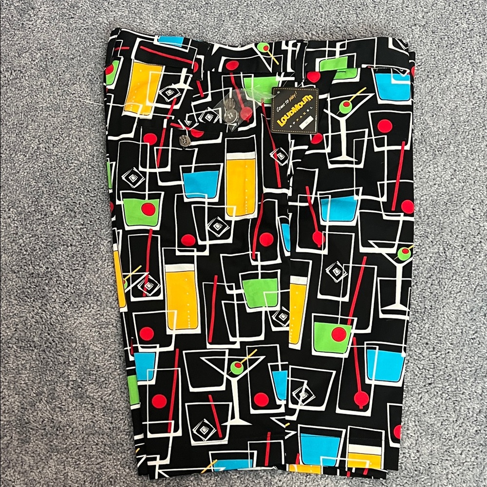 John Daly Loudmouth golf shorts